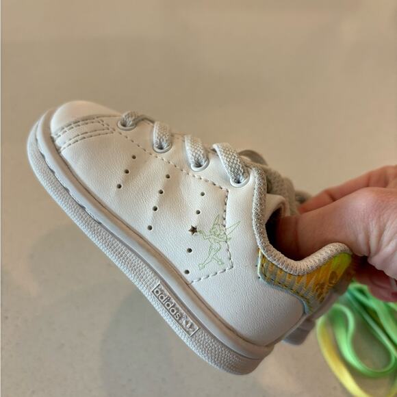Adidas x Disney Stan Smith "Tinkerbell" Infant Sneakers size 4k - Picture 7 of 10
